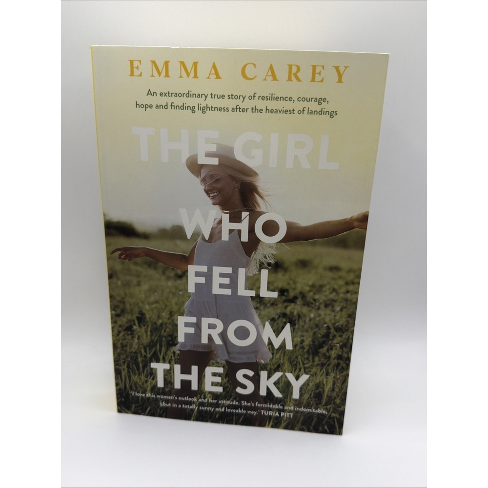 The Girl Who Fell From The‎ Sky Emma Carey Paperback Memoir Inspirational Book